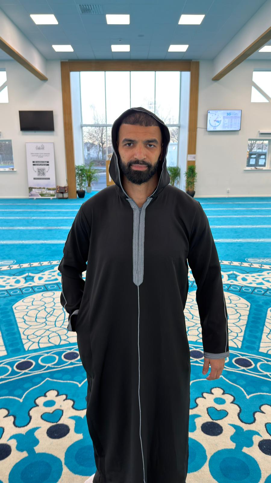 Lång thobe med luva